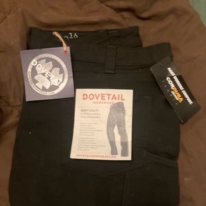 Dovetail Workwear Britt utility pants black size 16 New with tags